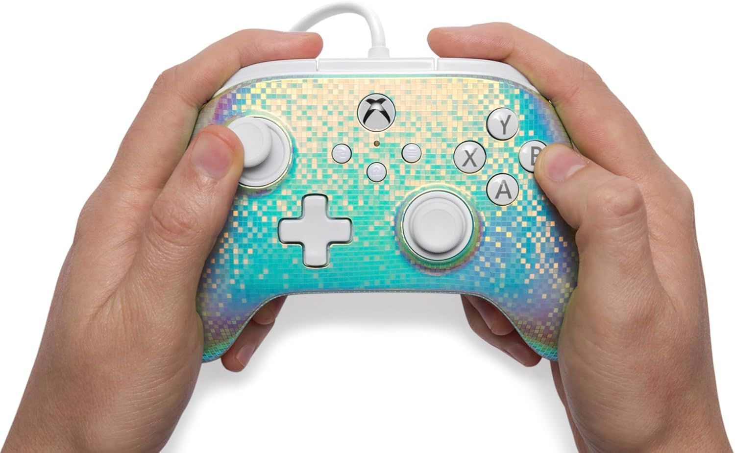 XBGP0393-01 - GamePad PowerA Advantage Xbox Series X/S Color Bola de Discoteca Cable USB-C 3m (XBGP0393-01)