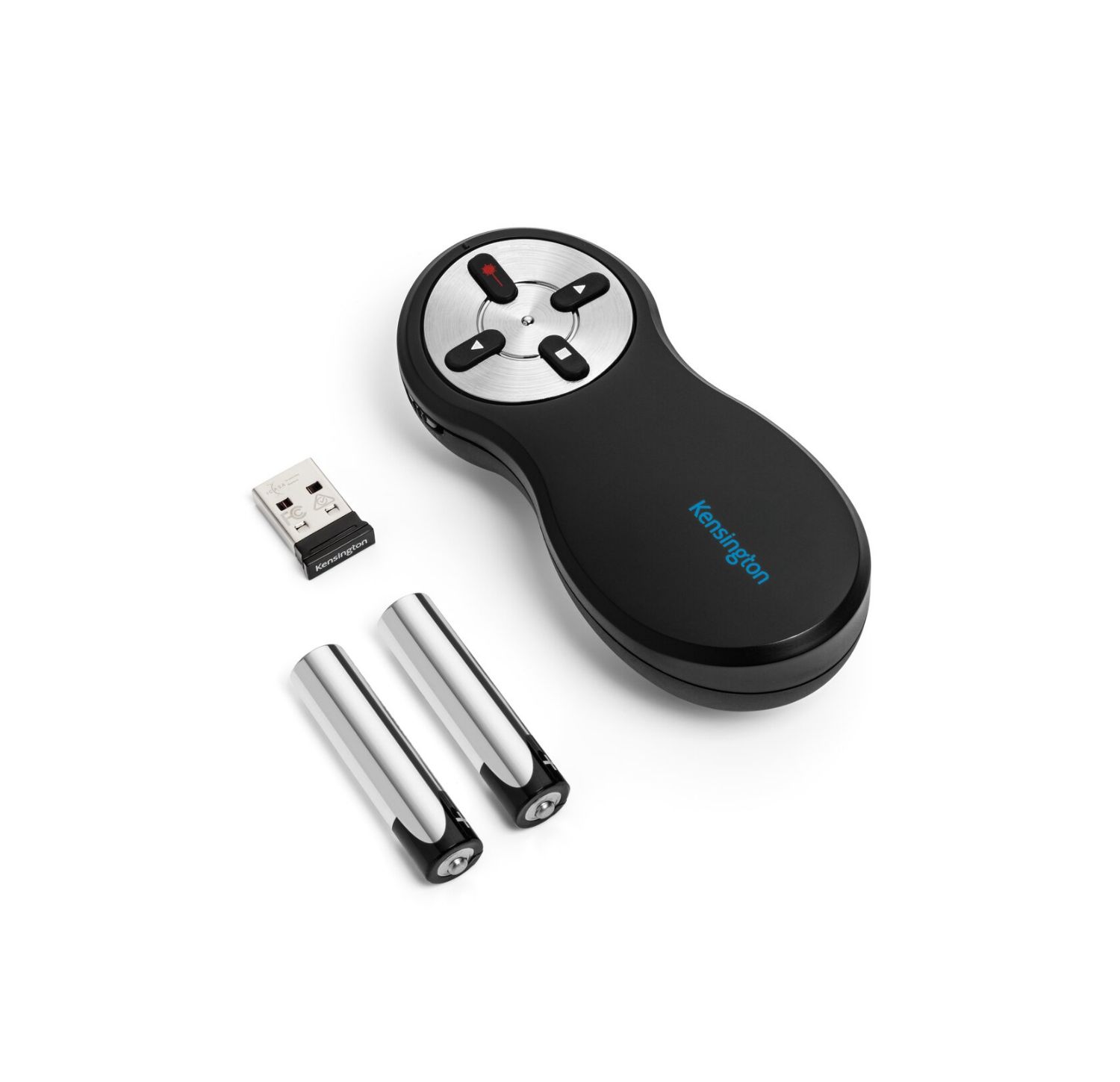 33374EU - Presenter Kensington Lser Rojo RF 2.4GHz 4 Botones Negro (33374EU)