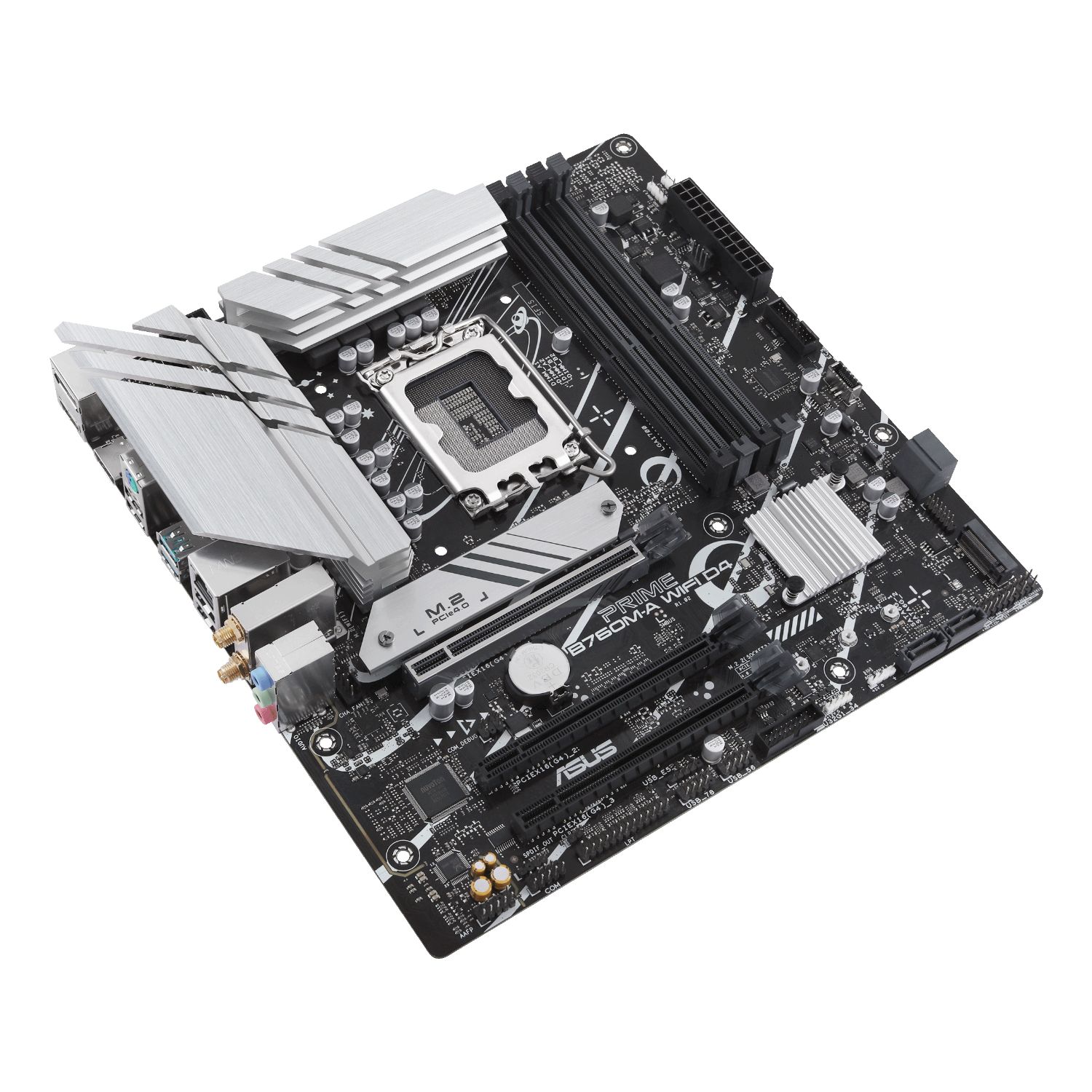 90MB1CX0-M1EAY0 - ASUS PRIME B760M-A WIFI D4:(1700) 2DDR4 HDMI DP Pcie4.0 M.2 Usb3.2 mATX (90MB1CX0-M1EAY0)