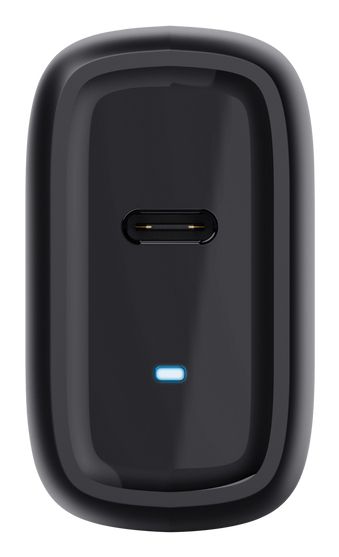 25521 - Cargador de Pared Trust Maxo GaN 45W QC 3.0 1xUSB-C Negro (25521)