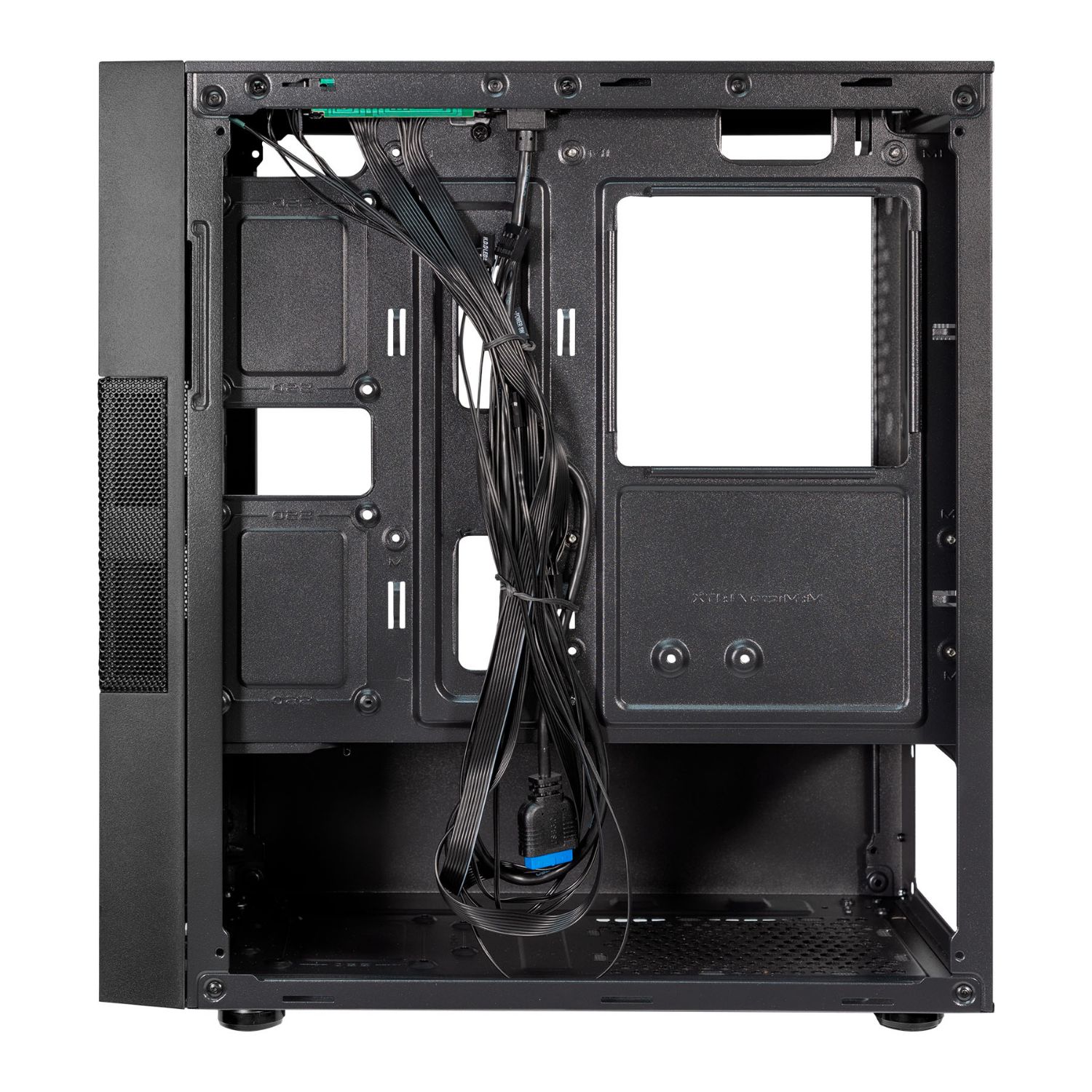 UK52125 - Caja PC UNYKA Aero C25 Panel Lateral de Cristal Templado 500W 1xUSB 2.0 2xUSB-A 3.0 ITX mATX Negra (UK52125)
