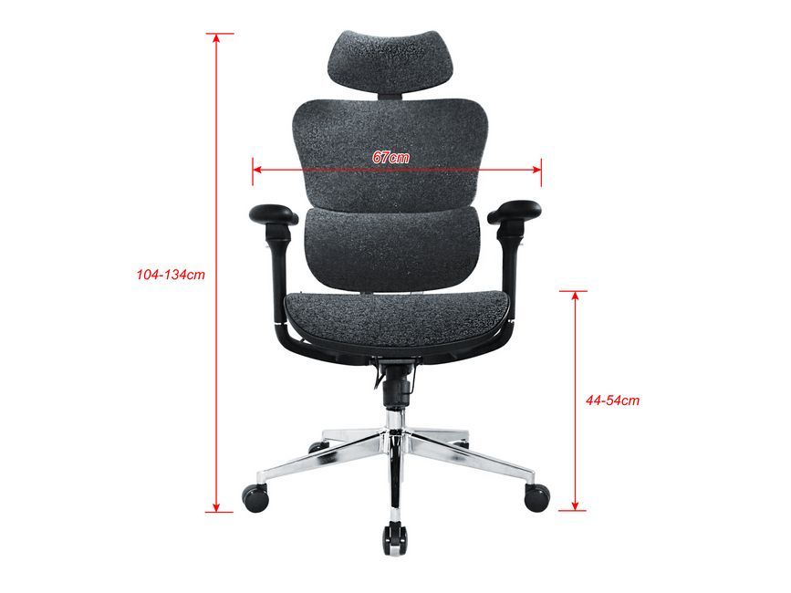 651052 - Silla EQUIP Premium para Oficina Ergonmica Asiento/Respaldo Acolchados Reposabrazos 3D Negra Azulada (651052)