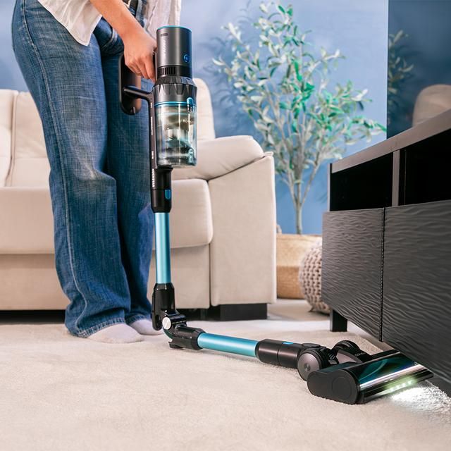A01_EU01_107958 - Aspirador Escoba Cecotec Conga Rockstar 3500 Storm Pet Flex, sin cables sin bolsa BLDC con 500 W de potencia total y 150 AW. 70 minutos de autonoma en modo ECO. Cepillo HairLess antienredos. Tubo flexible y cepillo para animales. (A01_EU01_107958)