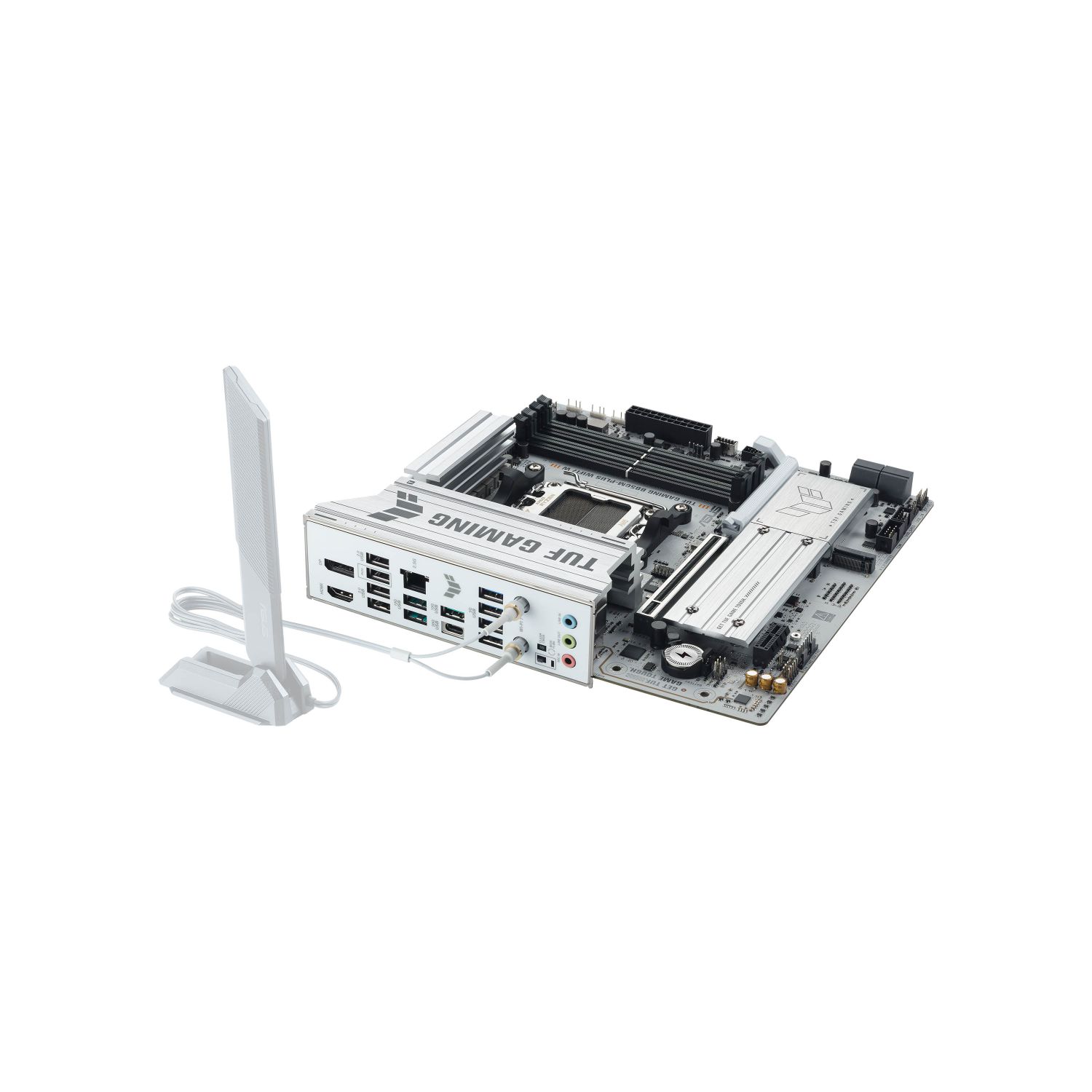 90MB1MD0-M0EAY0 - Placa base ASUS TUF GAMING B850M-PLUS WIFI7 W:(AM5) 4DDR5 SATA3 M.2 USB HDMI DP RJ45 7.1 mATX WiFi 7 Bluetooth 5.4 Ethernet 2.5 GbE (90MB1MD0-M0EAY0)