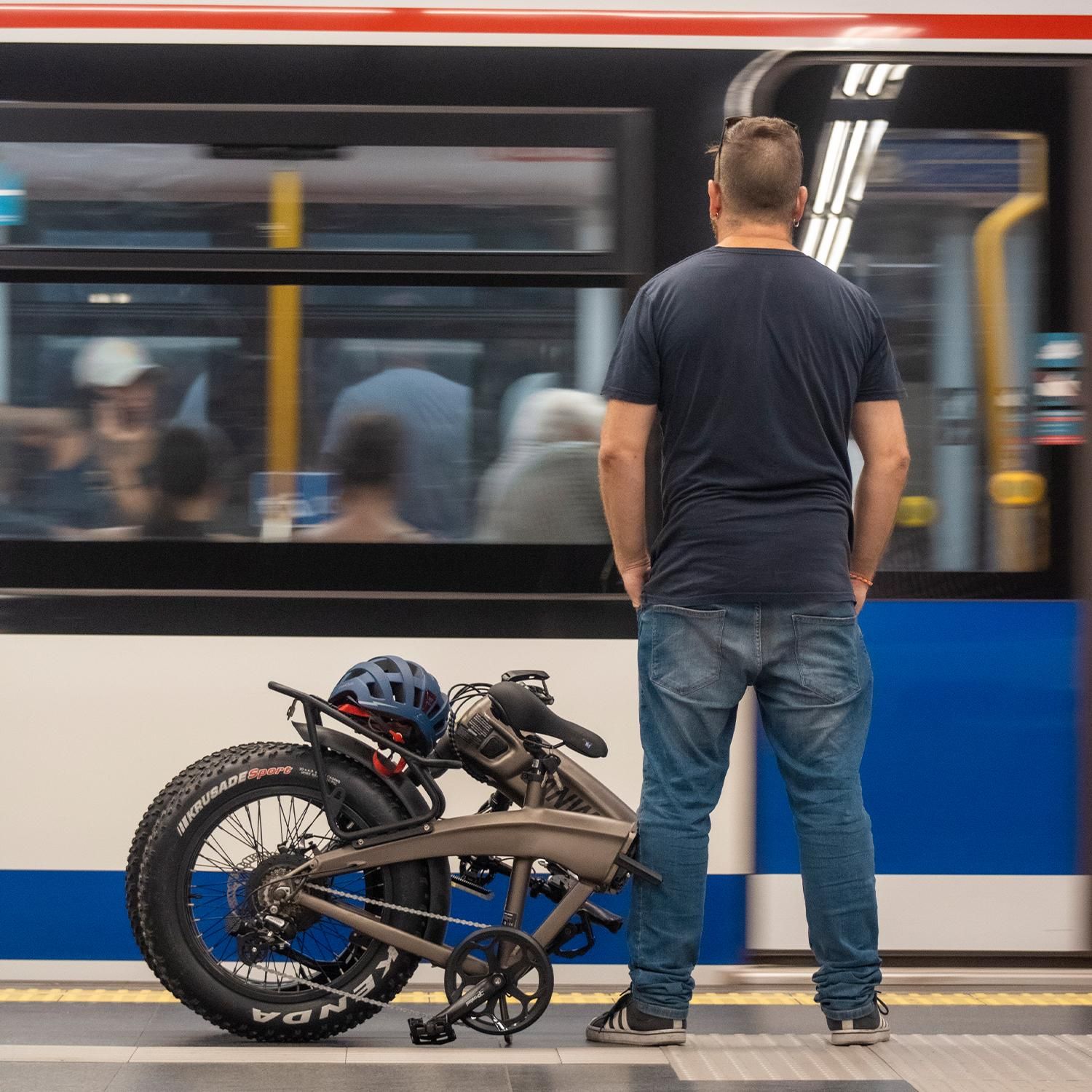 SG27-561 - Bicicleta Elctrica Smartgyro eBike Rhino de montaa con asistente al pedaleo, 250w, 7 velocidades, plegable, frenada hidrulica, Horquilla Exsho y cuadro de aluminio smartGyro Ebike FAT. (SG27-561)