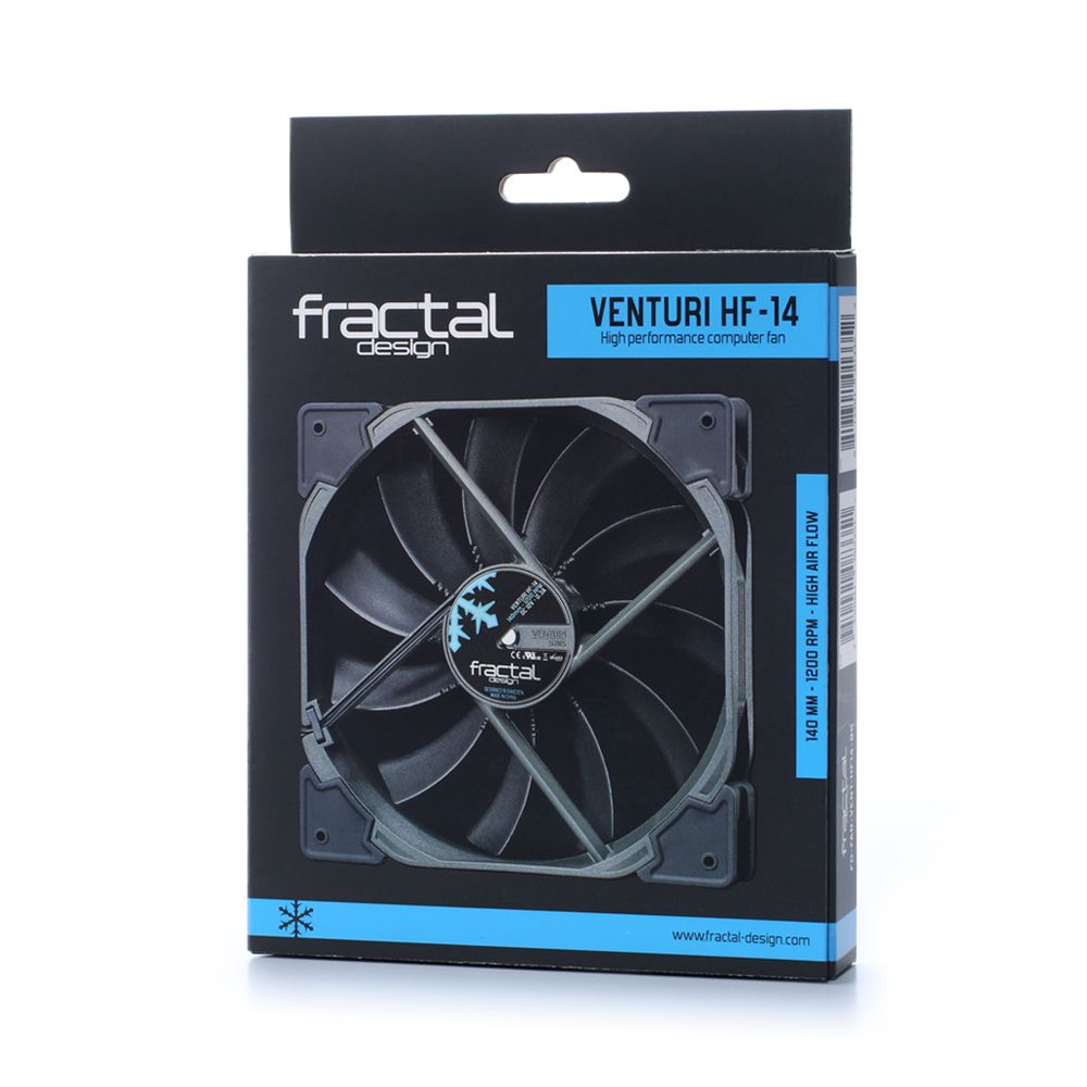 FD-FAN-VENTHF14-BK - Ventilador Fractal Design HF-14 140mm Negro (FD-FAN-VENTHF14-BK)