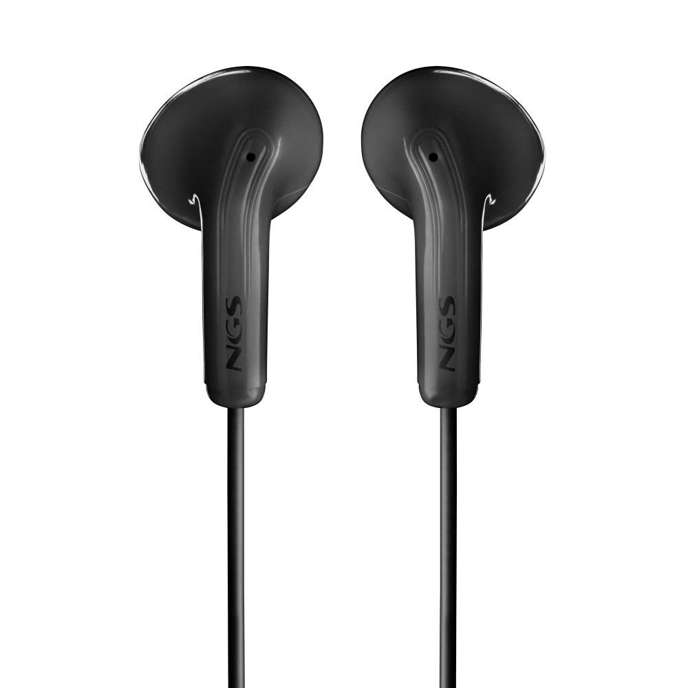 CROSSFLIPBLACK - Auriculares NGS Intraurales Jack3.5mm Negro (CROSSFLIPBLACK)