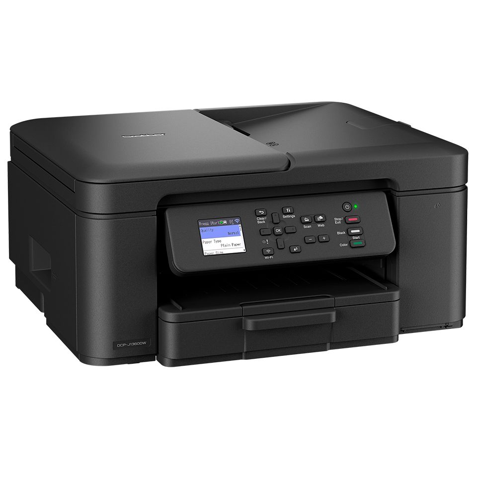 DCPJ1360DWRE1 - Impresora Multifunci�n Brother InkJet Pantalla 1.8? Color 1200x6000dpi A4 Color ADF 1xUSB 2.0 WiFi 4 D�plex Negra (DCP-J1360DW)