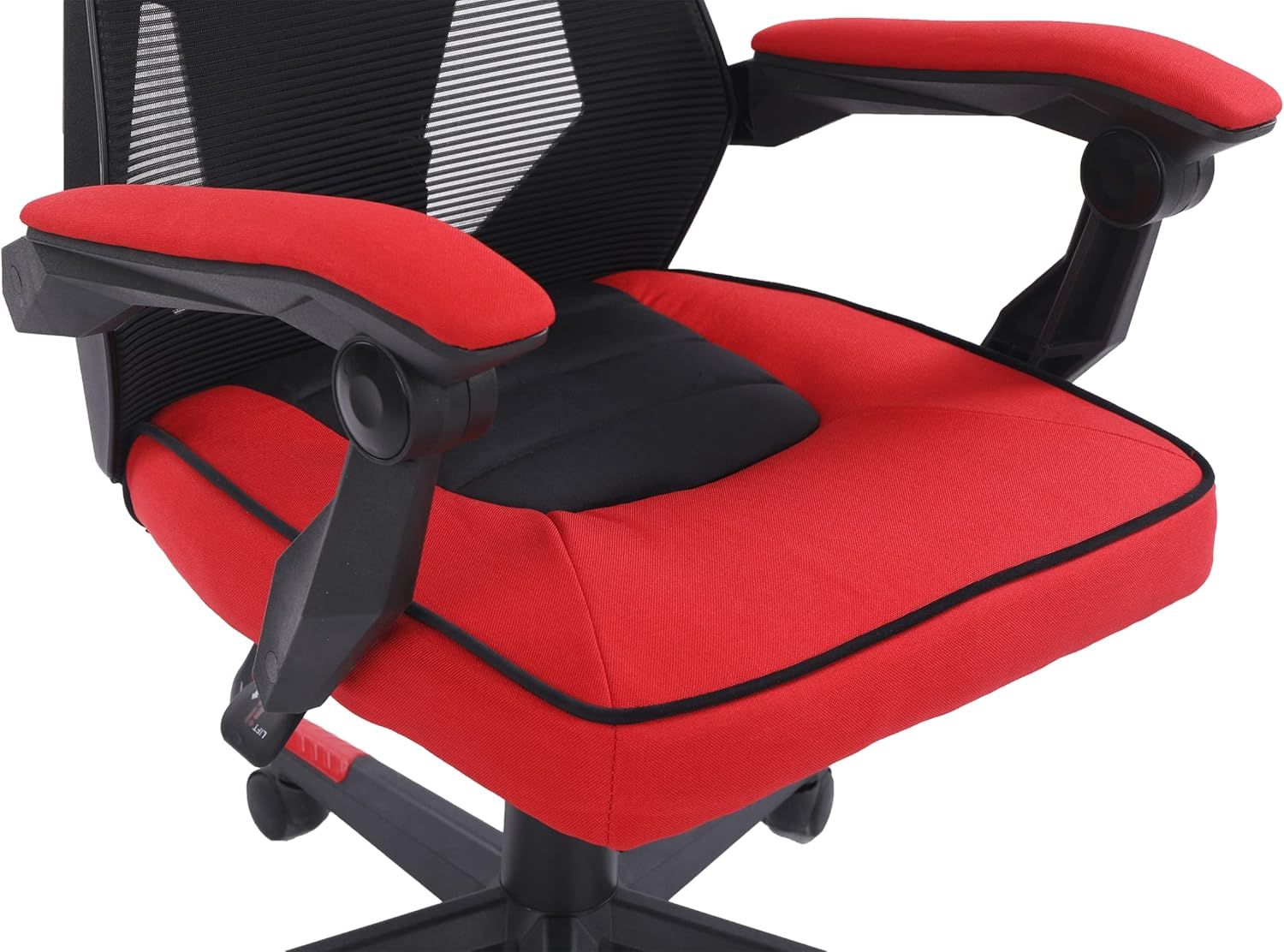 NS-EROS-REDBL - Silla Gaming Newskill Eros Ergon�mica con respaldo mallado, Roja (NS-EROS-REDBL)