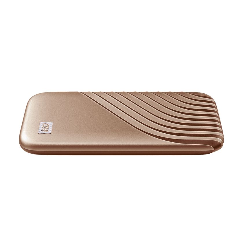 WDBAGF0010BGD-WESN - Disco Western Digital SSD My Passport 1Tb NVNe Lectura 1050 Mb/s Escritura 1000 Mb/s USB-C 3.1 Oro (WDBAGF0010BGD-WESN)
