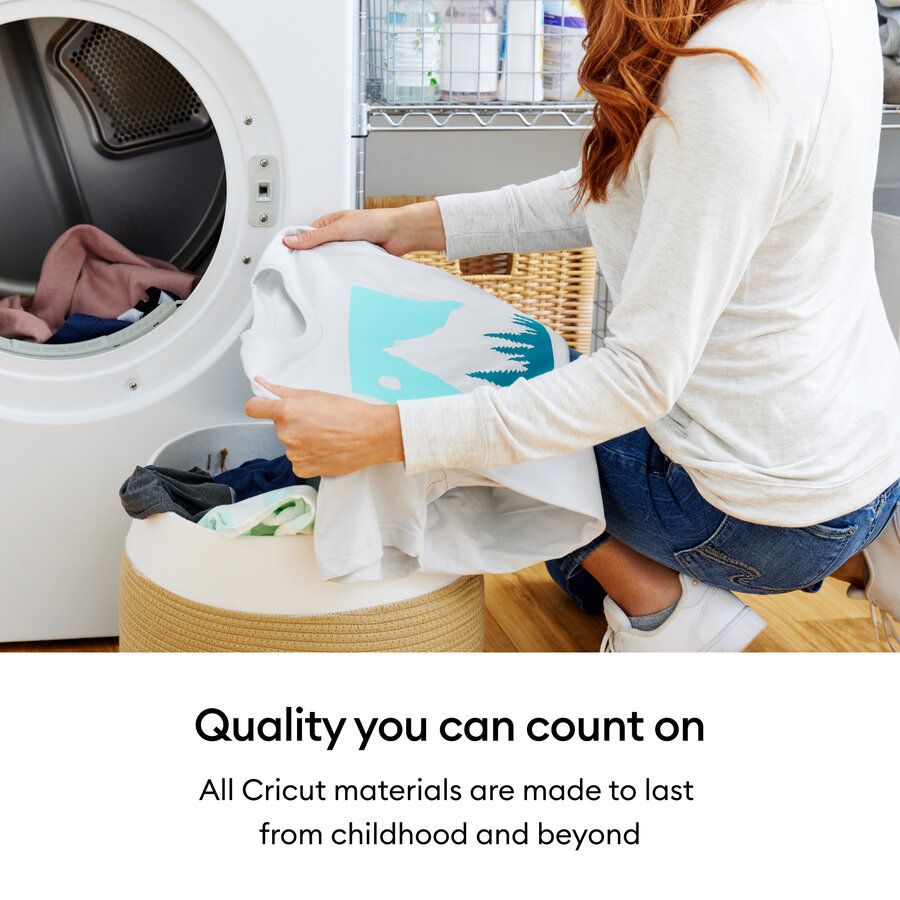 CRC-2011789 - Pegatina CRICUT Vinilo Termoadhesivo 30x48cm Blanco (CRC-2011789)