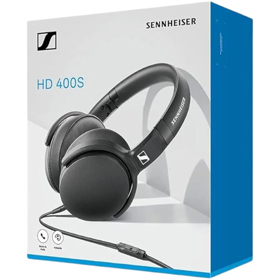 SV508598 - Auriculares Sennheiser HD 400S Circumaurales 3.5mm Negros (SV508598)