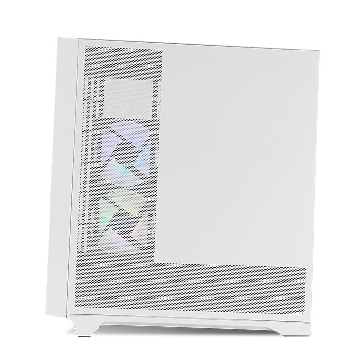 NXHUMMERETHERBW - Caja Gaming NOX Hummer Ether Panel Lateral/Frontal de Cristal Templado 2xUSB-A 3.0 1xUSB-C 3.1 ATX ITX Mini-ITX Negra/Blanca (NXHUMMERETHERBW)