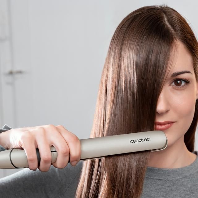 A01_EU01_111712 - Plancha Cecotec Lisse 880 HidraProtect de turmalina con revestimiento de queratina y aceite de Arg�n y funci�n Pro Ionizer.(A01_EU01_111712)