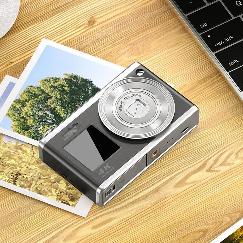 AGF-CAM DC9200 BK - C�mara Digital Agfa Photo Realishot Pantalla Dual 24mp 4K UHD Sensor CMOS Zoom �ptico 10x Negra (DC9200BK)