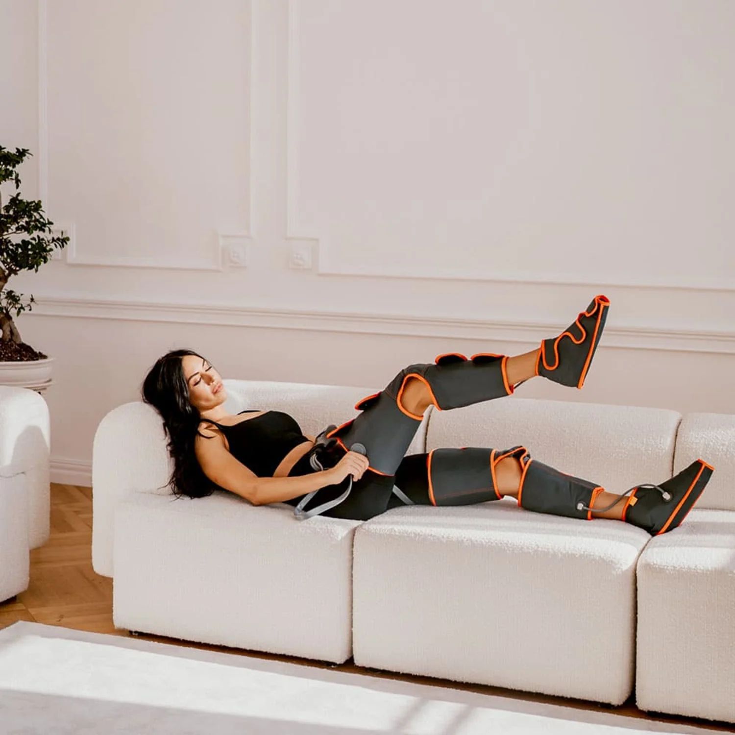 NOBLE PRO - Masajeador de piernas Medivon NOBLE PRO por compresi�n, Mejora la circulaci�n sangu�nea, Drenaje linf�tico, Reduce la fatiga y la sensaci�n de piernas pesadas, funcion calor, Masaje con colch�n de aire.