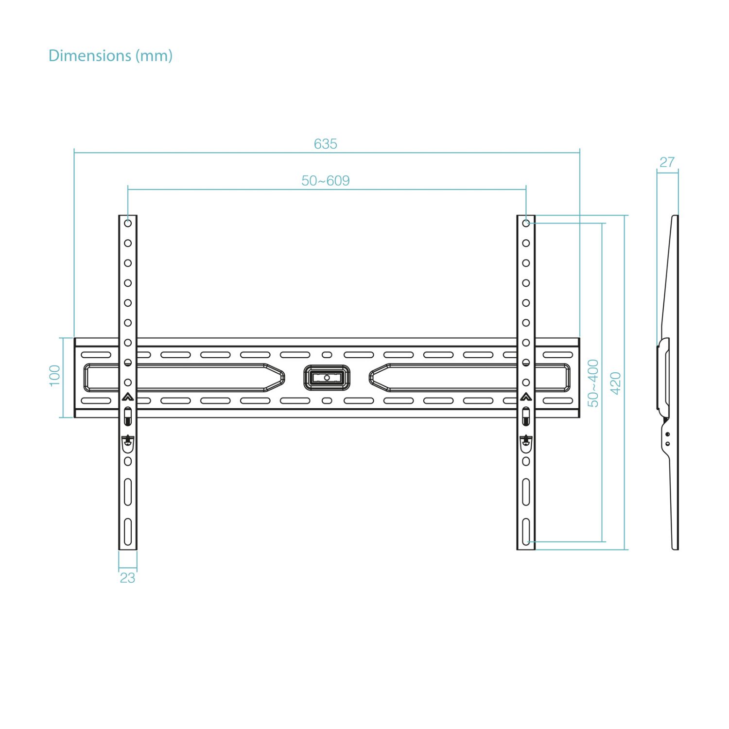 LP1050F-B - Soporte de Pared TooQ 37