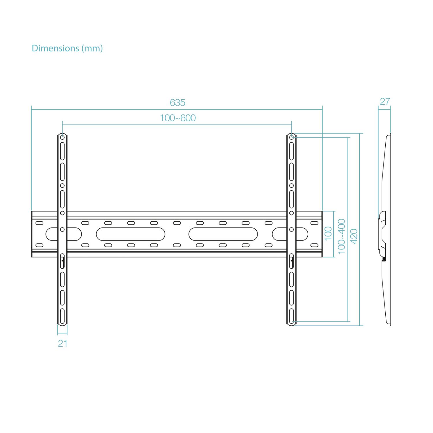 LP1082F-B - Soporte de Pared TooQ 37