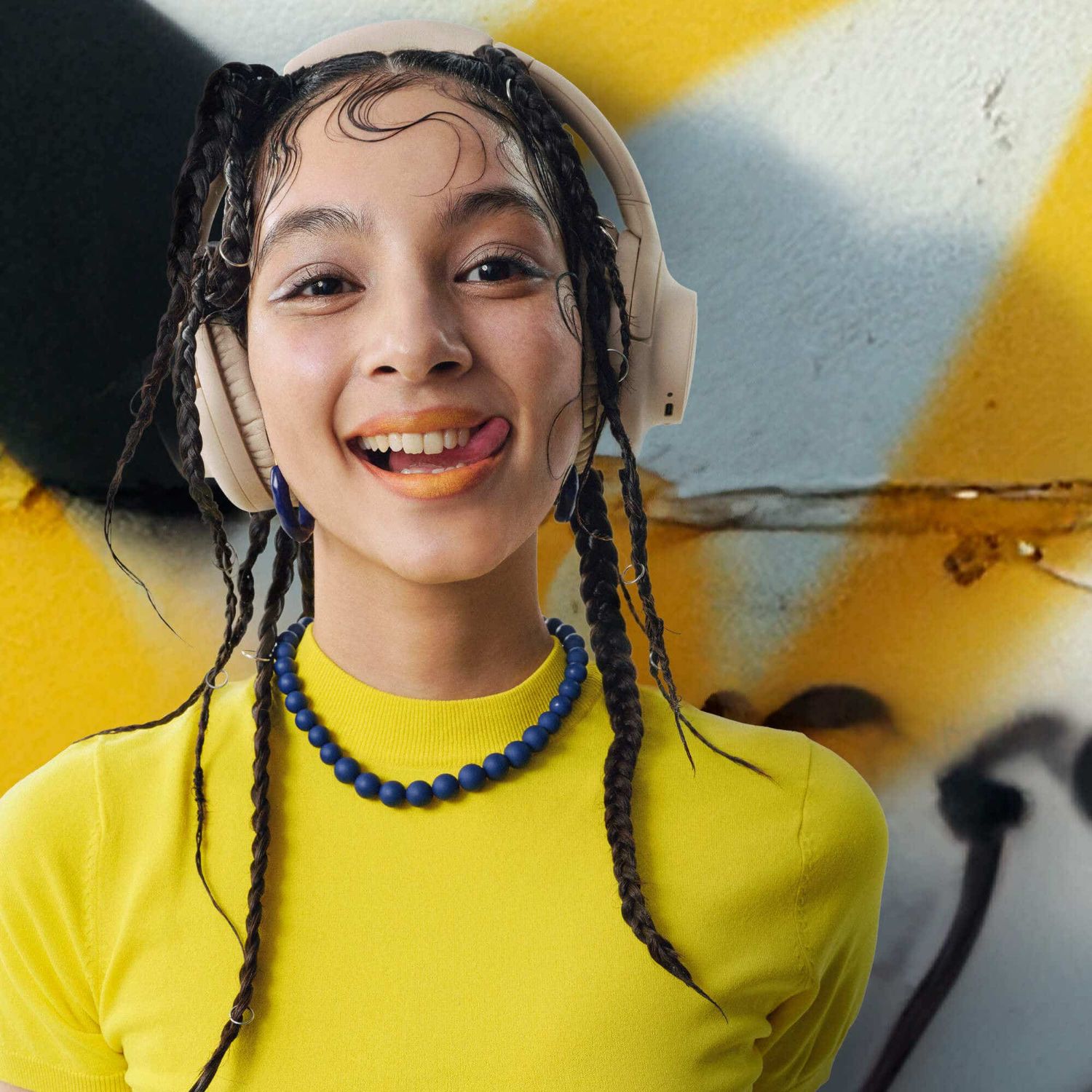 ATH-S300BTBG - Auriculares Audio-Technica Wireless con cancelacion de ruido ANC, Alimentacion por Usb-C, Beige(ATH-S300BTBG)