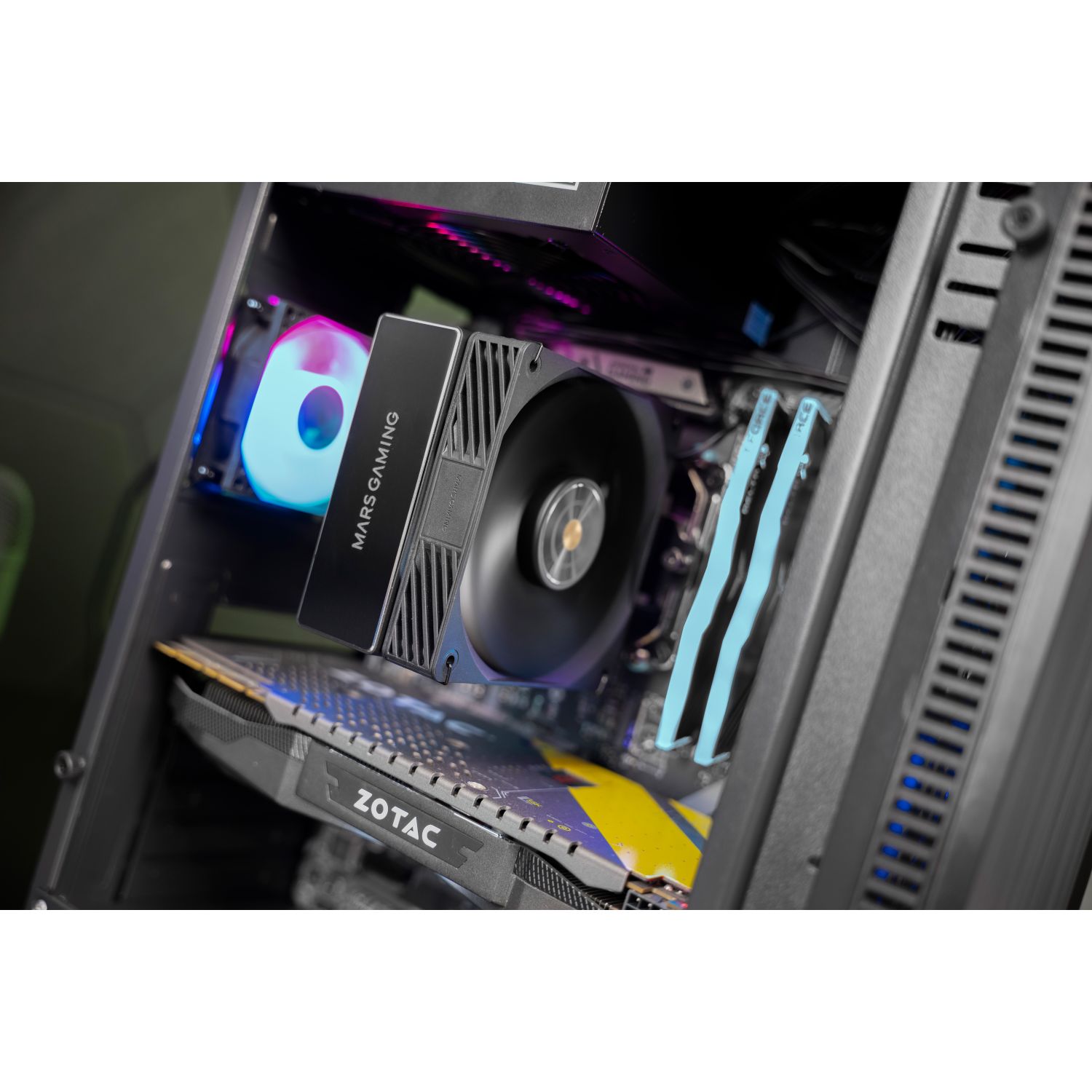 MCPUX4 - Ventilador Mars Gaming 120mm 230W TDP Negro (MCPUX4)