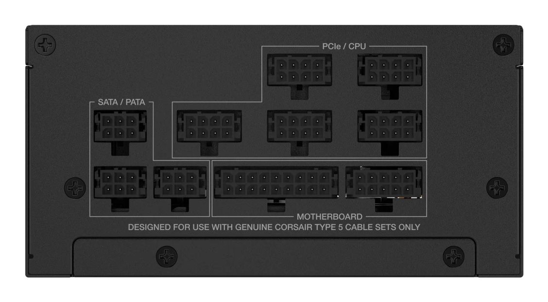 CP-9020256-EU - Fuente Corsair SF850 850W 24-pin ATX 3xSATA 1xPATA 80 Plus Platinum (CP-9020256-EU)