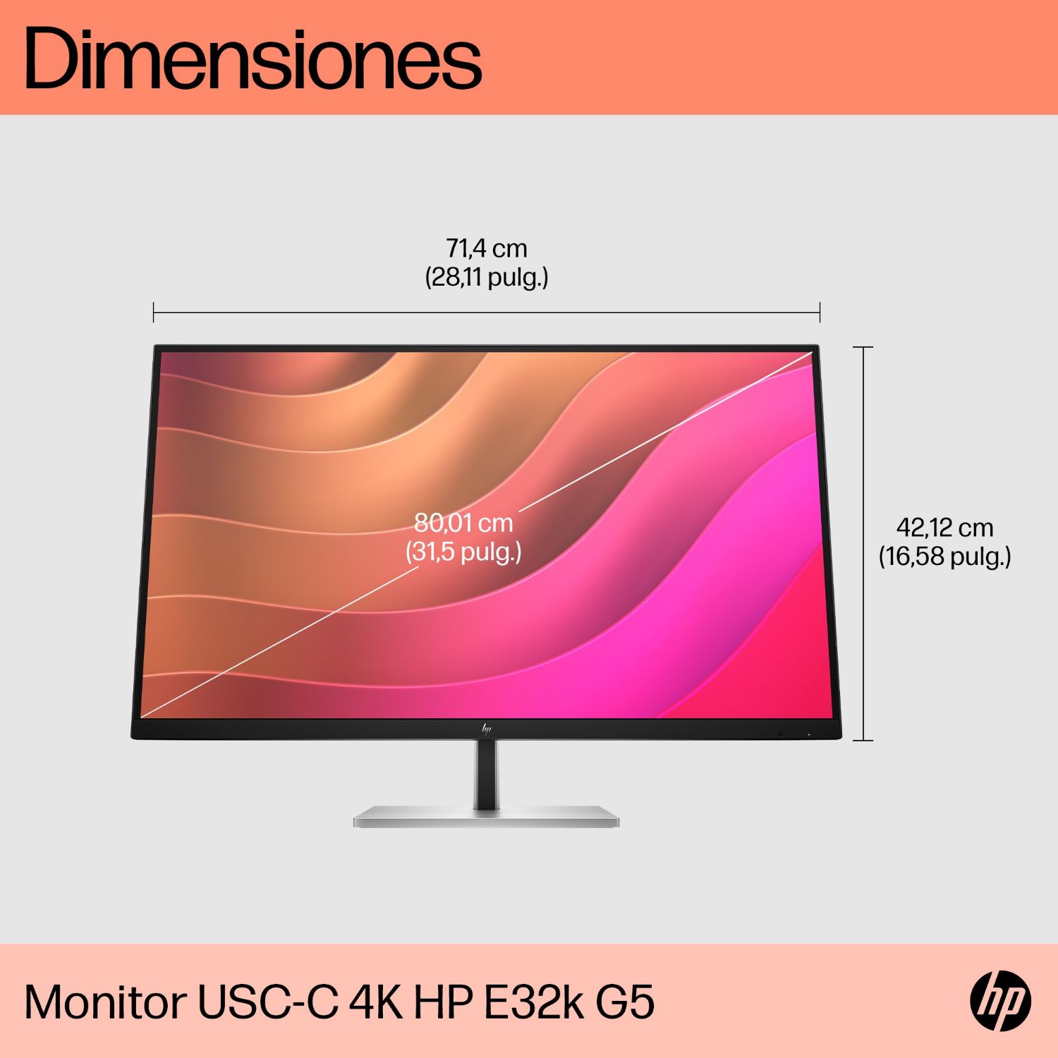 6N4D6AA - Monitor HP E32K G5 32