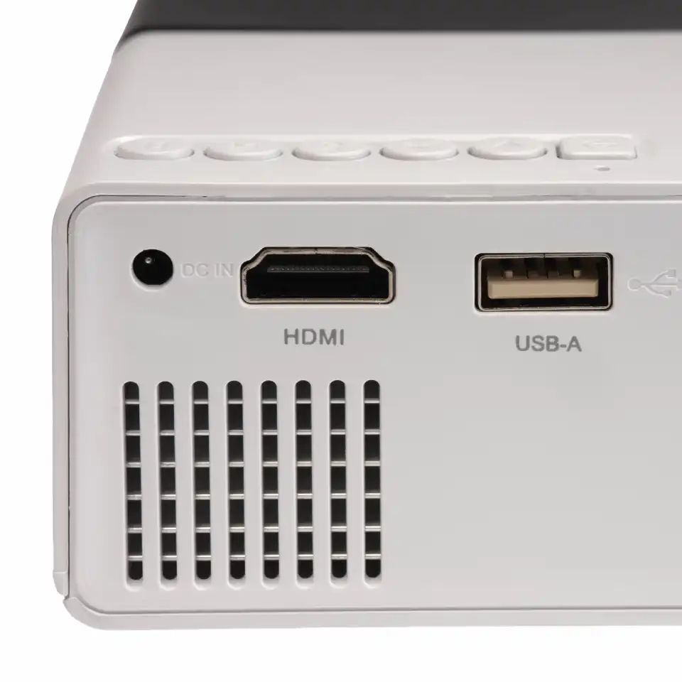 PR-1000 - Miniproyector DENVER 30L FHD Nativo HDMI USB-A/C Blanco/Gris (PR-1000)