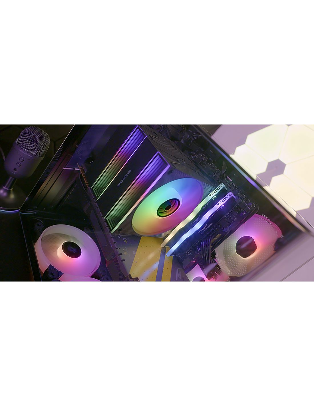 MCPUX26 - Ventilador CPU Mars Gaming ARGB 350w 2x120mm Negro (MCPUX26)