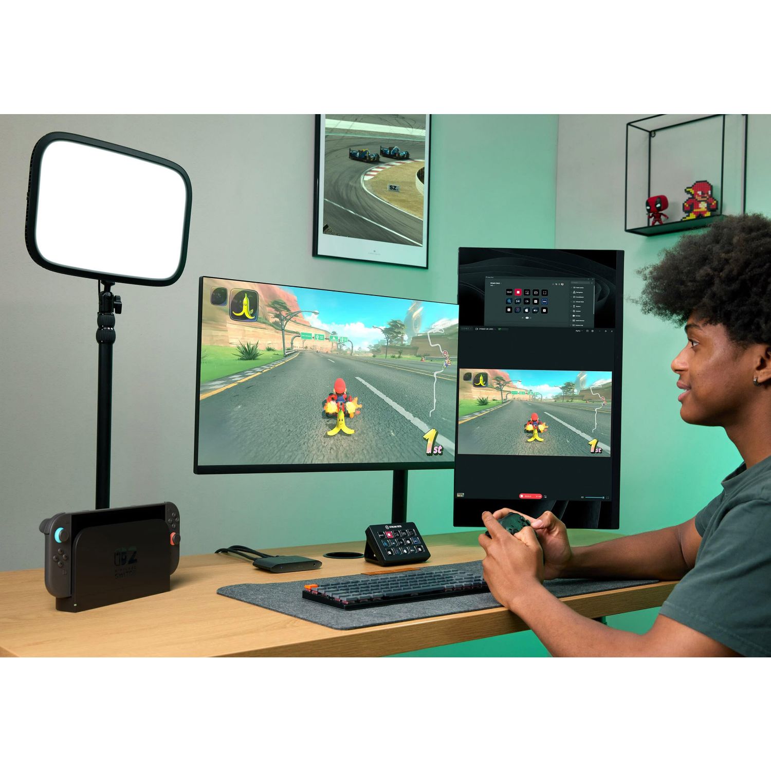 10GBR9901 - Capturadora de video El Gato 4K S para consolas Switch 2, PlayStation 5 o Xbox Series X/S, PC, Mac, iPhone o Steam Deck. (10GBR9901)