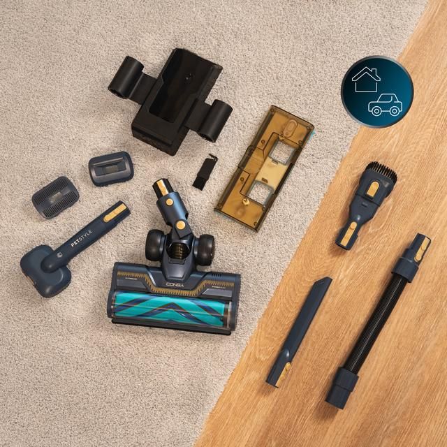 A01_EU01_115939 - Aspirador Vertical CECOTEC Rockstar RX70 AquaPet Flex sin bolsa ni cables Succi�n 300AW Cepillo HairLess (A01_EU01_115939)