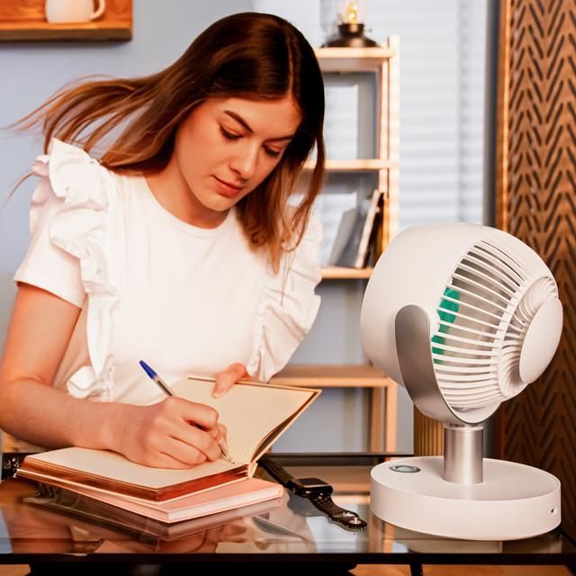 08353 - Ventilador Sobremesa Cecotec EnergySilence 800 Cyclone Desk Portable, circulador de aire de sobremesa con bater�a de 4000 mAh, motor DC, oscilaci�n e inclinaci�n ajustables. (08353)