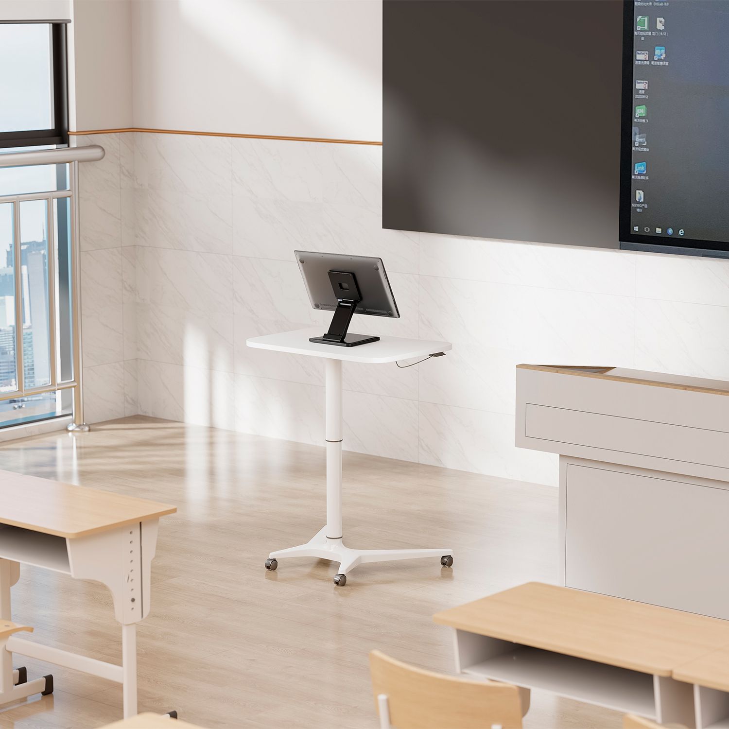 DT27T-443 - Soporte de Mesa Aisens para monitor 10