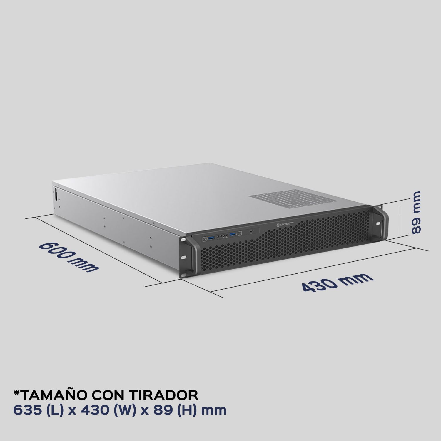 UK51922 - Caja Rack UNYKA UK2130 2U600 19