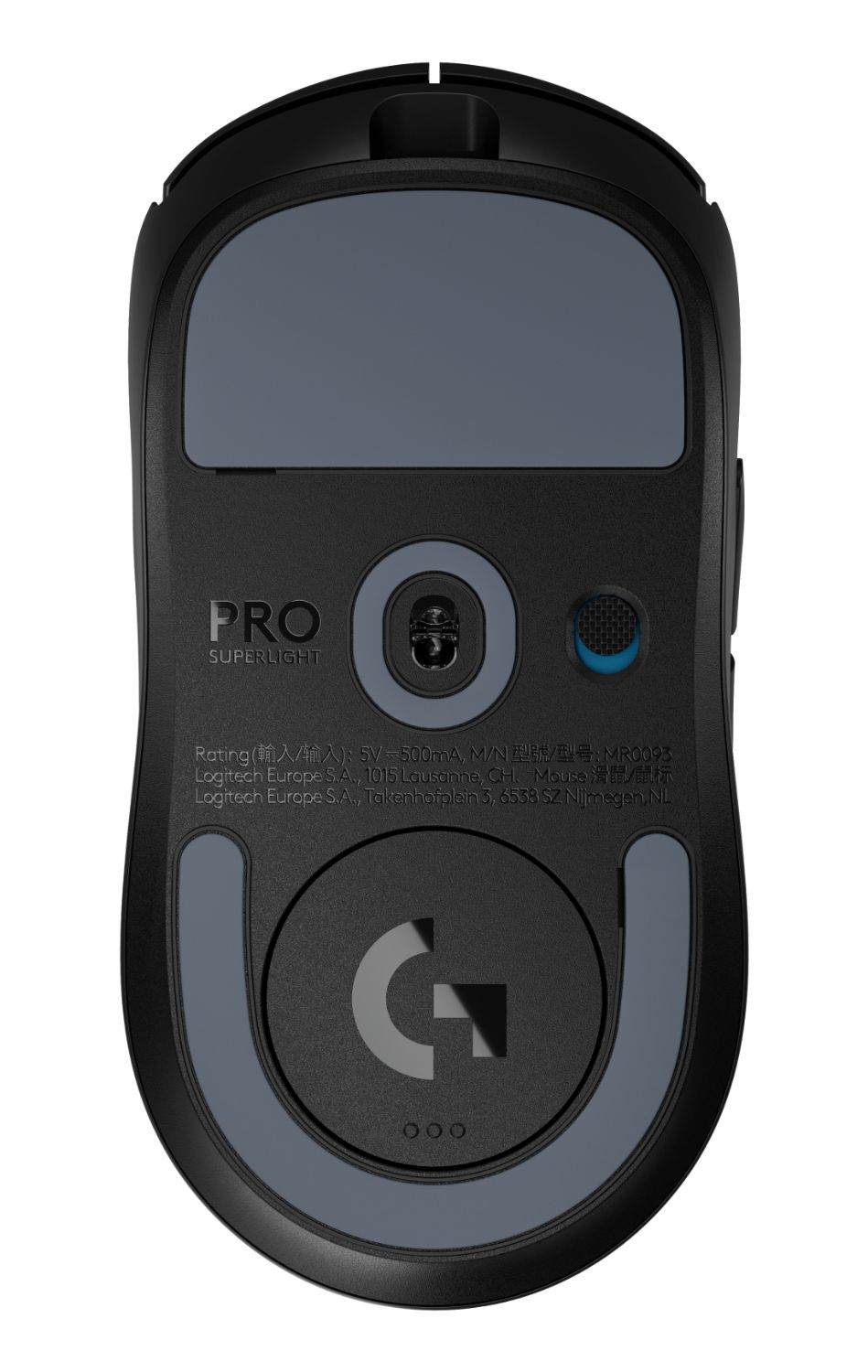 LOG-MOU PRO X SUPLIGHT 2 BK - Rat�n Gaming Logitech Pro X Superlight 2 Diestro �ptico RF Wireless 32000dpi 5 Botones Negro (910-006631)