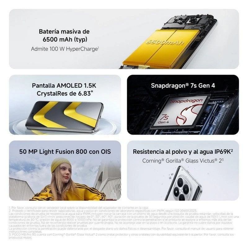 XIA-SP POCO M8P 5G 12-512GRE - Smartphone XIAOMI POCO F8 Pro 6.59