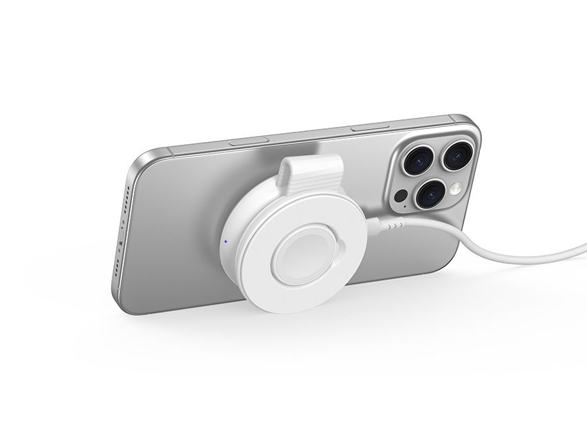 GORGON04W - Cargador CONCEPTRONIC Inal�mbrico Plegable 25W Soporte Magn�tico Smartphone/Smartwatch Blanco (GORGON04W)