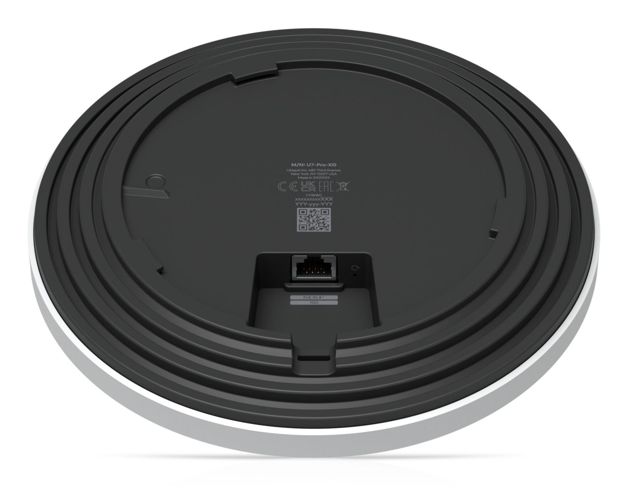 U7-PRO-XG - Punto de Acceso Ubiquiti 1xRJ45 WiFi 7 Tri-Band Ethernet 1/2.5/5/10 GbE PoE+ Antena Interna 6 dBi Techo/Pared Blanco (U7-PRO-XG)