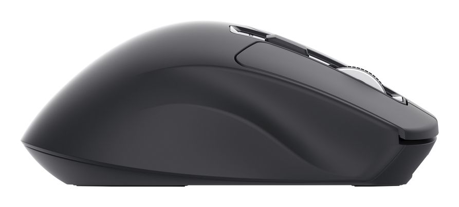 26021 - Rat�n Trust Niven Ergon�mico Diestro Clic Silencioso RF Wireless/Bluetooth USB-A 3200dpi 7 Botones Negro (26021)