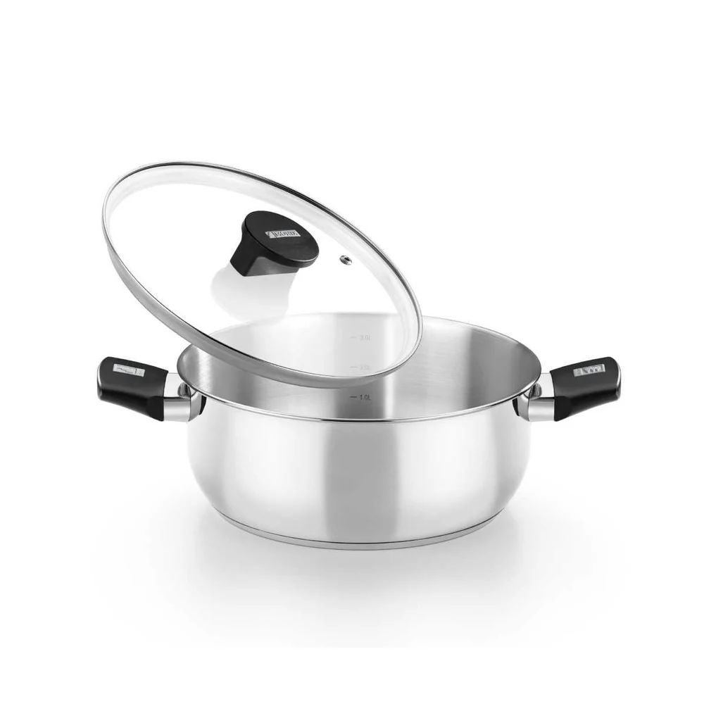 MON-BATERIA M240001 - Pack Bater�a de Cocina Monix Cazo 14cm/Ollas 24cm/Cacerolas 20-24cm Acero Inoxidable Aptas para Inducci�n (M240001)