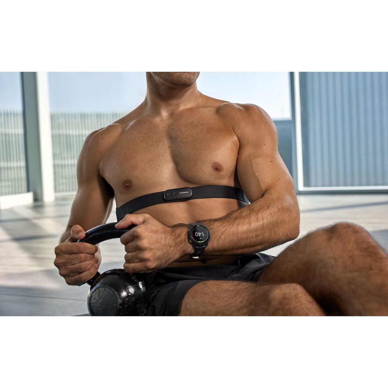 010-13388-00 - Monitor de Frecuencia Cardiaca Garmin HRM 200 Bluetooth ANT+ M-XL Negro (010-13388-00)