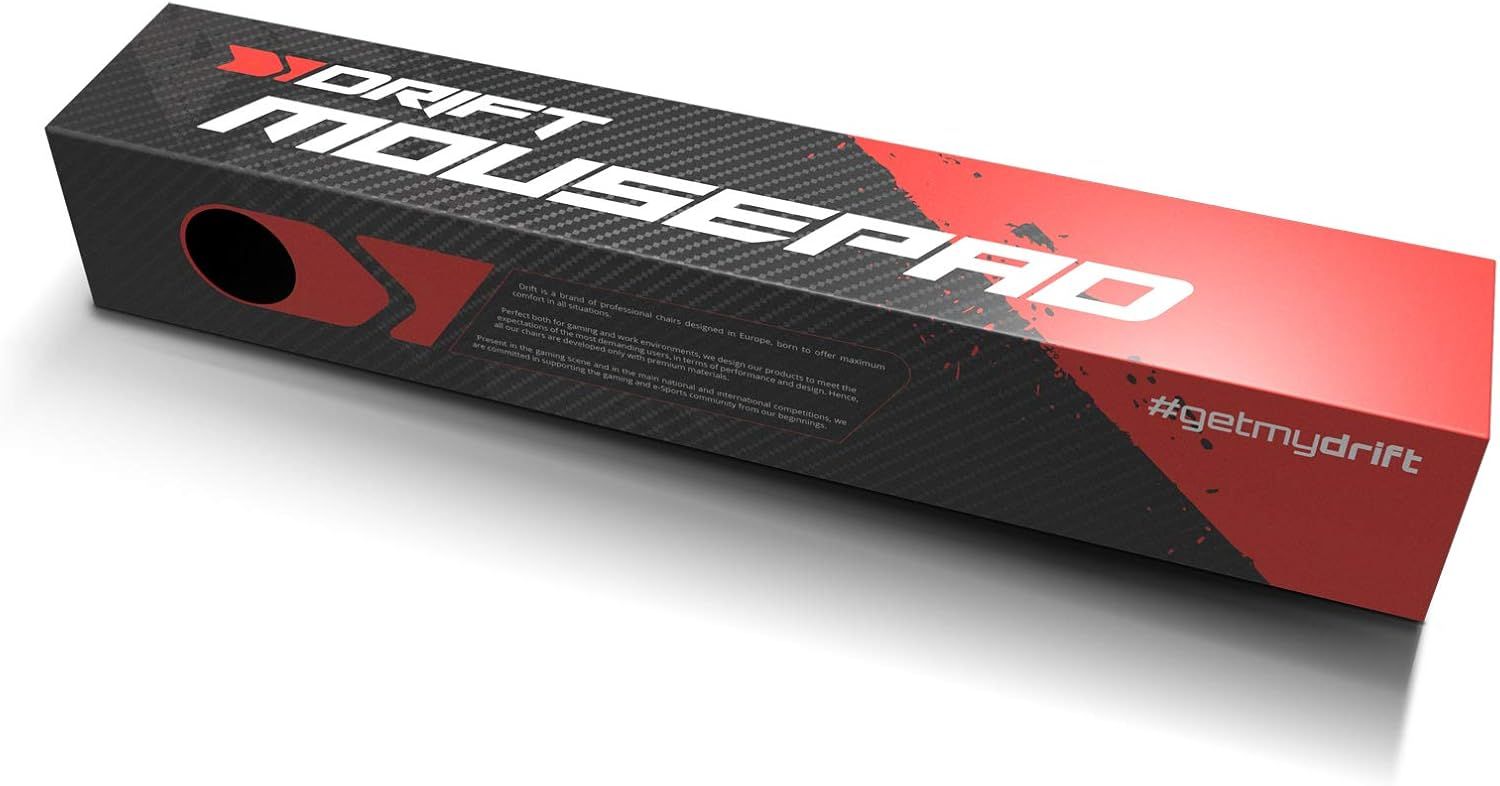 DRMOUSEPADV2 - Alfombrilla gaming DRIFT V2. Tela tratada t�rmicamente. goma antideslizante. 400x450x4mm. (DRMOUSEPADV2)