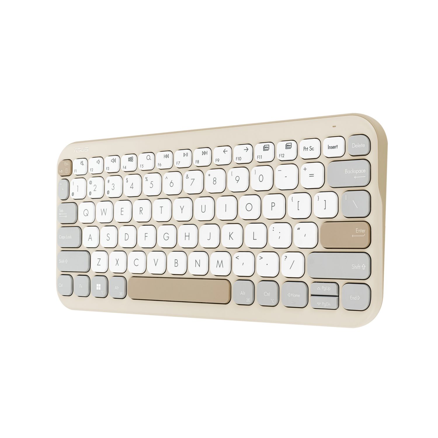 90XB0880-BKB210 - Teclado Asus Marshmallow KW100 Wireless Beige (90XB0880-BKB210)