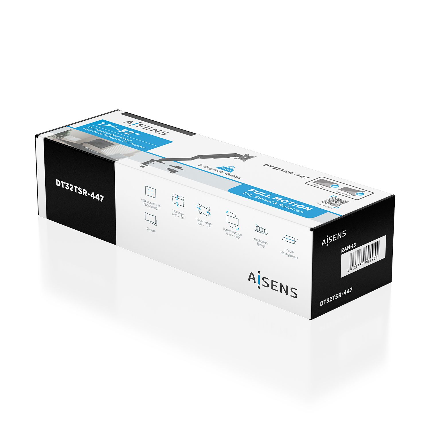 DT32TSR-447 - Soporte de Mesa AISENS para Monitor 17