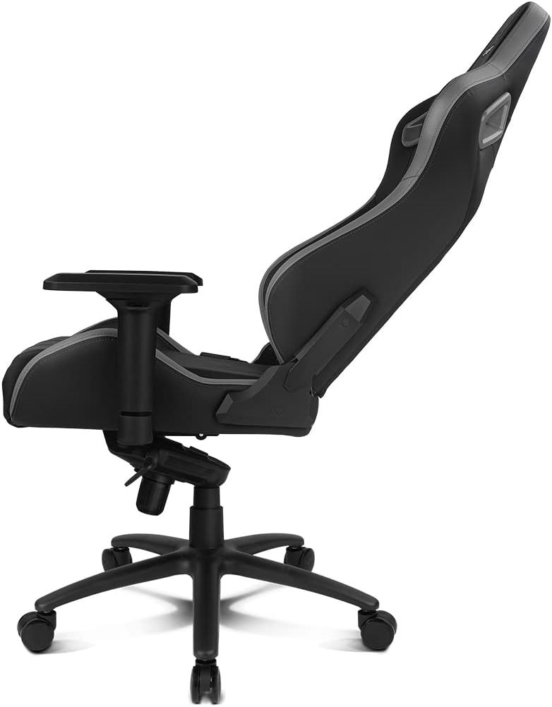 DR600BGRAY - Silla DRIFT DR600 GAMING. tama�o XL que cuenta con reposabrazos 4D.Ajustar en altura, de izquierda a derecha, hacia delante o hacia atr�s y en �ngulo lateral. reclinable hasta los 135�.soportar hasta 150 kilos. ruedas silenciosas. NEGRA GRIS (DR600BGRAY)