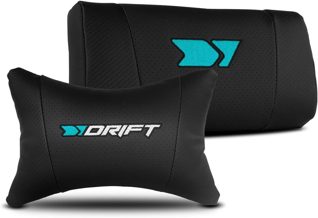 DR600BL - Silla Drift Gaming Deluxe XL. Soportar hasta 150 kilos. Uso continuado para jugar o trabajar. Reclinable hasta los 135�. Ruedas silencios.Negra/Azul(DR600BL)
