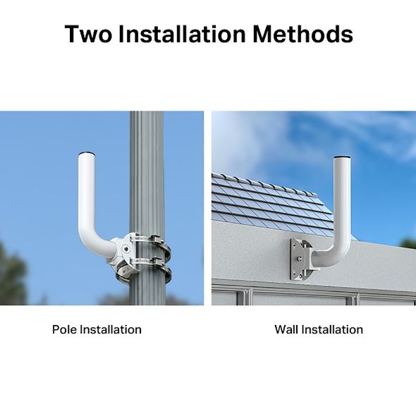 TL-APM200 - Kit Montaje Tp-Link Vigi en Pared o Poste para punto de Acceso. Ajustable hasta 150�, Resistencia al Agua para uso en Exterior. (TL-APM200)