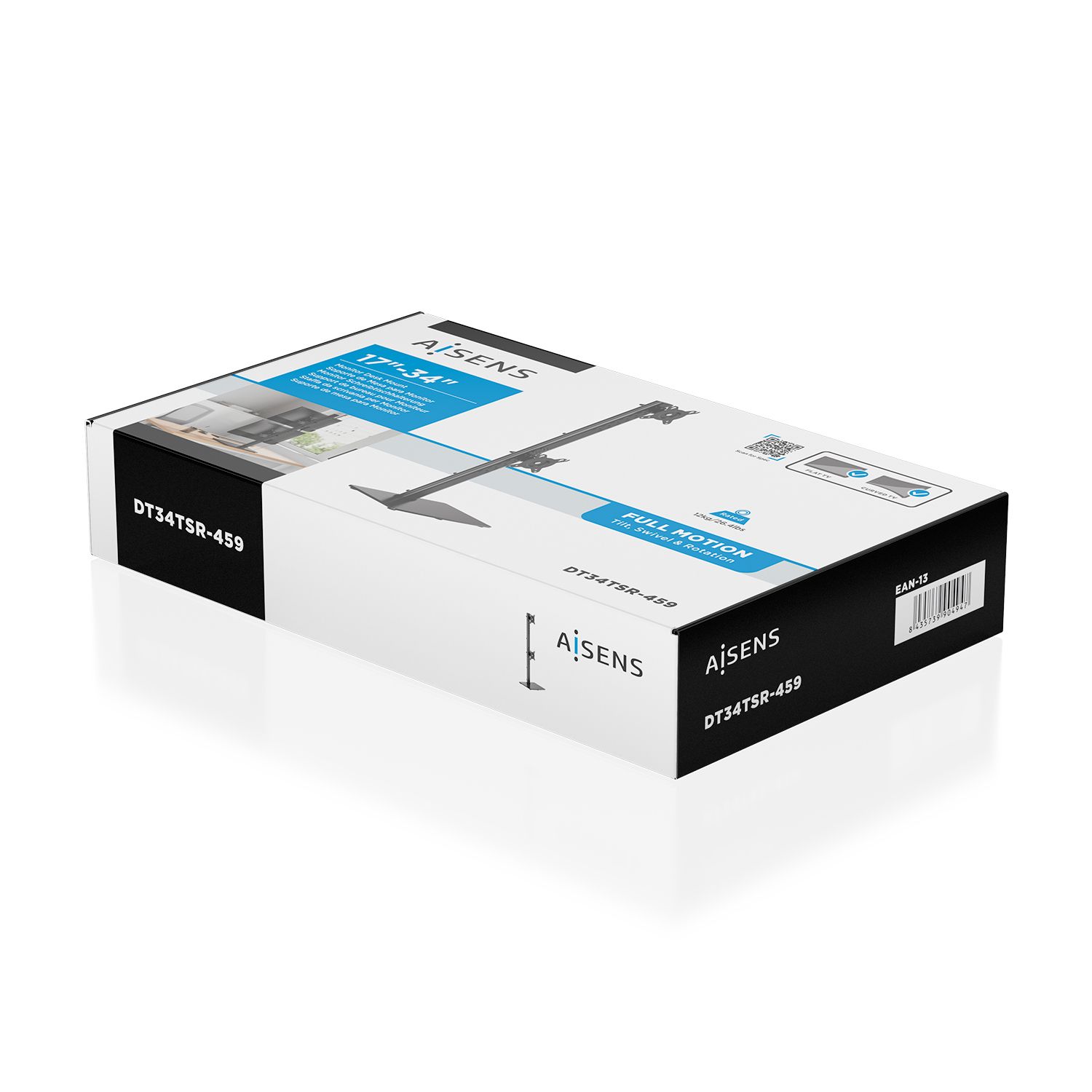 DT34TSR-459 - Soporte de mesa para dos monitores de 17