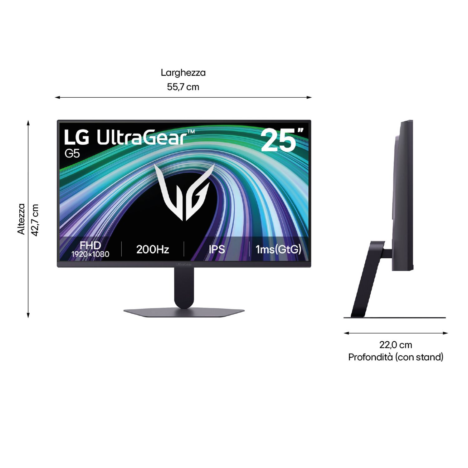 25G523B-B - Monitor LG Gaming 25