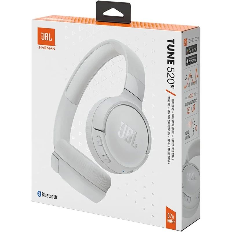 JBLT520BTBLKEU - Auriculares Gaming JBL Tune 520BT Circumaurales Binaurales USB-C Bluetooth 5.3 Negros (JBLT520BTBLKEU)