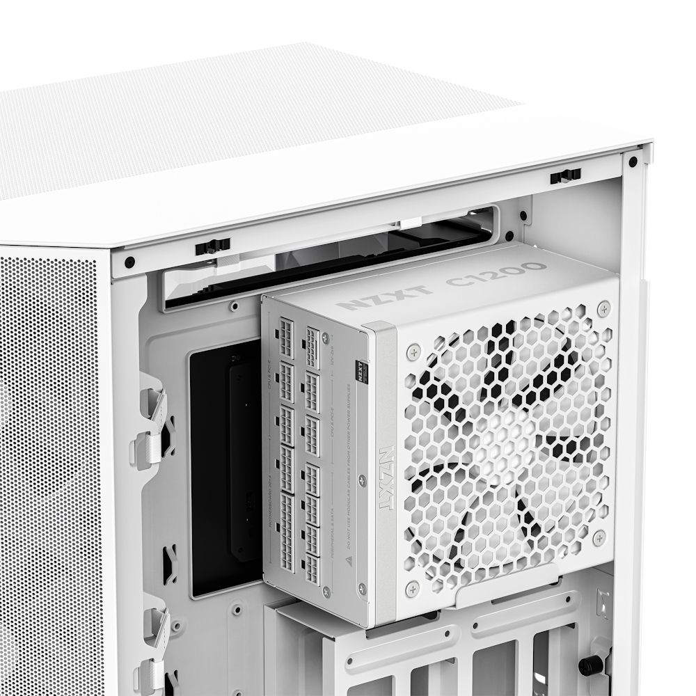 PA-2G2BW-EU - Fuente NZXT C1200 1200W ATX PFC Activo 91.6% 24-pin ATX 4xMolex 80 Plus Gold Blanca (PA-2G2BW-EU)